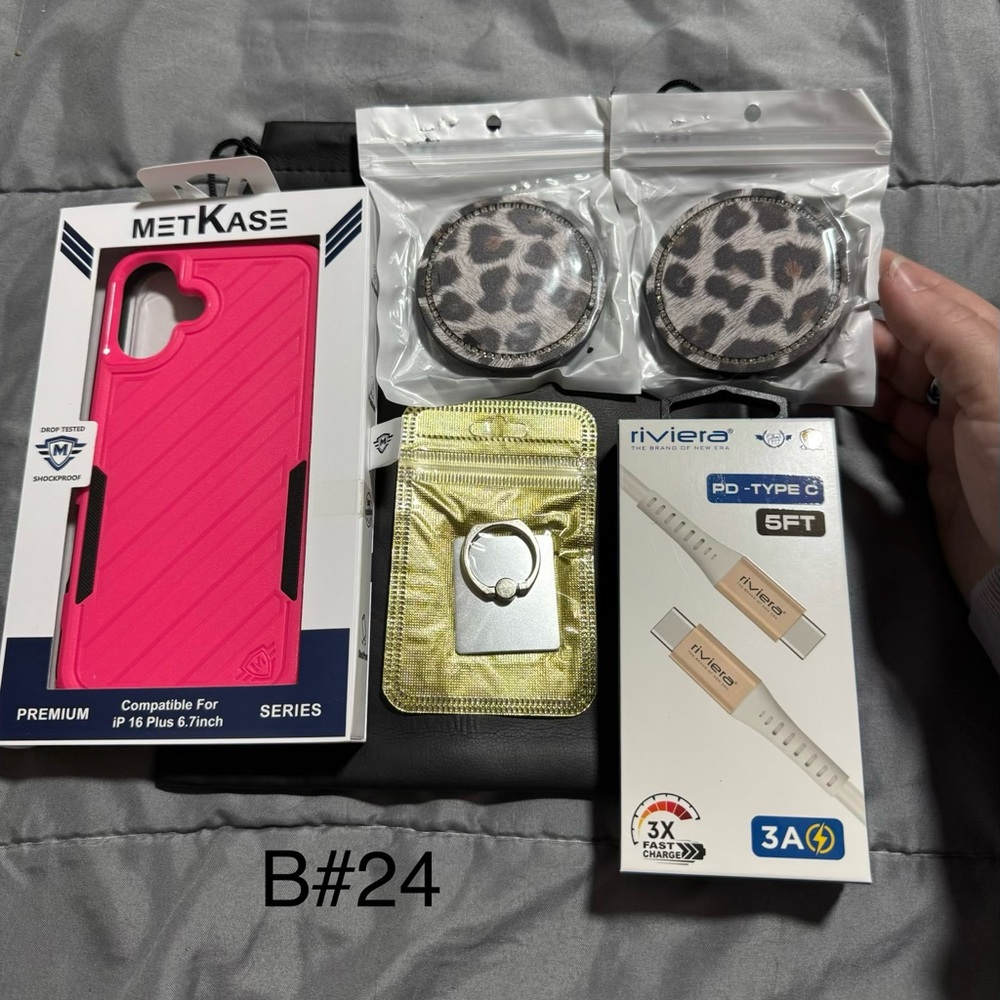 Hot Pink Rugged Phone Case for iPhone 16 Plus w 2- leopard print car coasters
